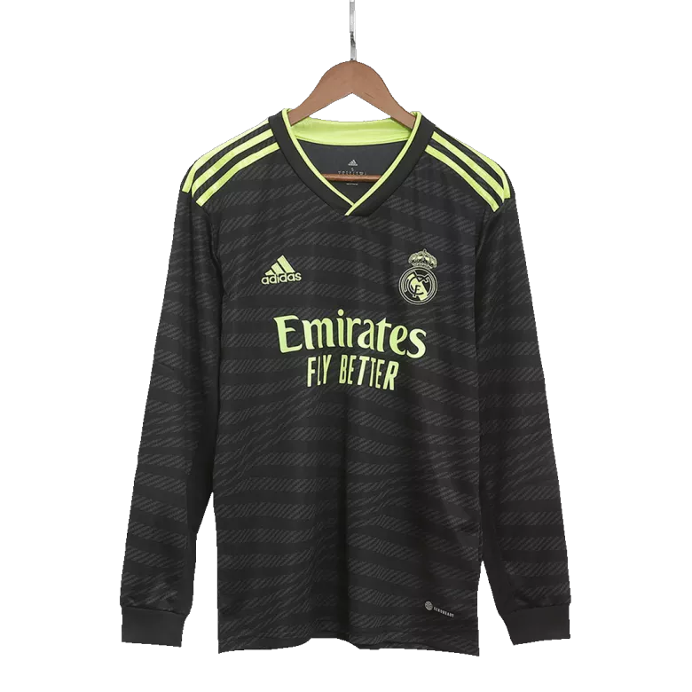 Real Madrid Third Away Long Sleeve Soccer Jersey 2022/23 - vstockx