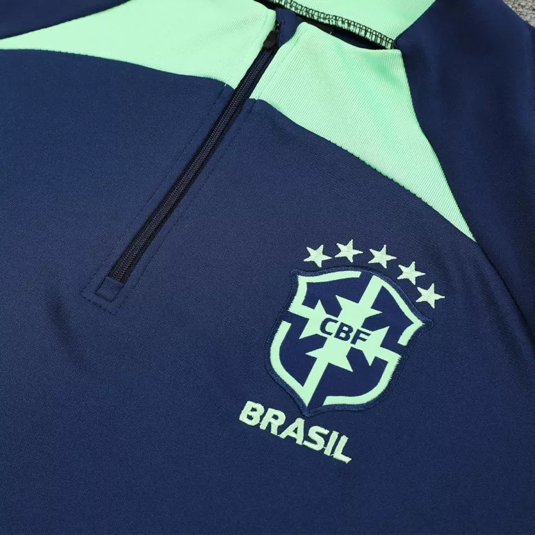 Brazil 1/4 Zip Tracksuit 2022 Navy - vstockx