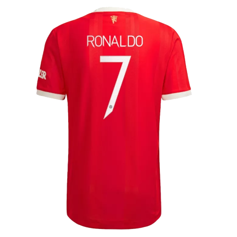 RONALDO #7 Manchester United Home Authentic Soccer Jersey 2021/22 - vstockx