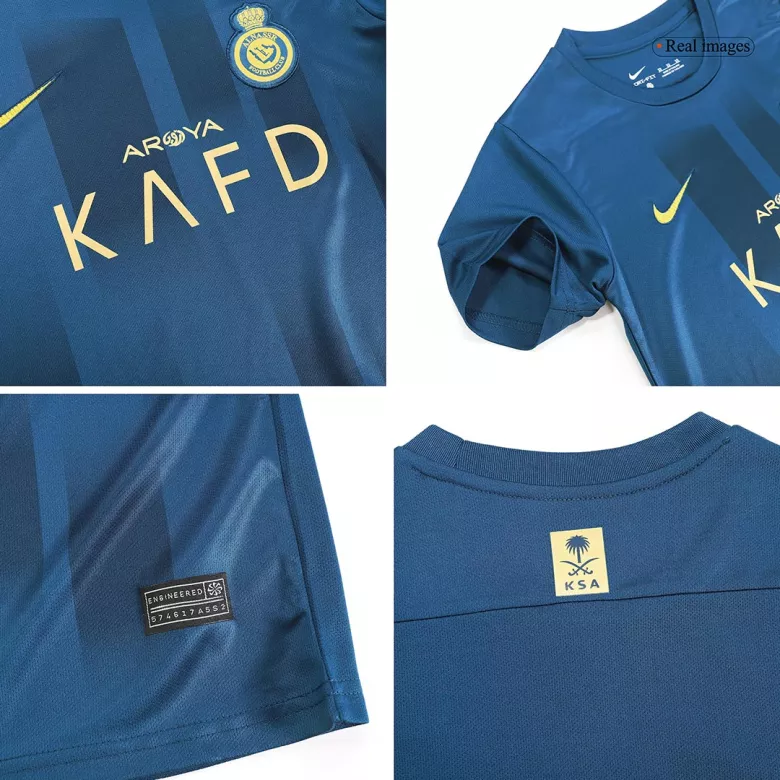 Al Nassr Away Kids Soccer Jerseys Kit 2023/24 - vstockx