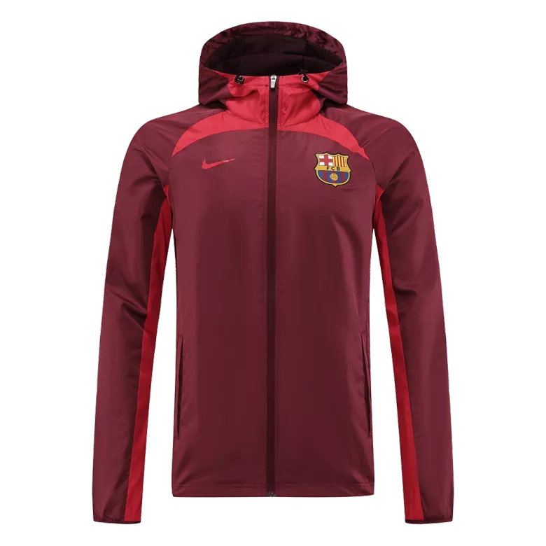 Barcelona Windbreaker Hoodie Jacket 2022/23 - vstockx