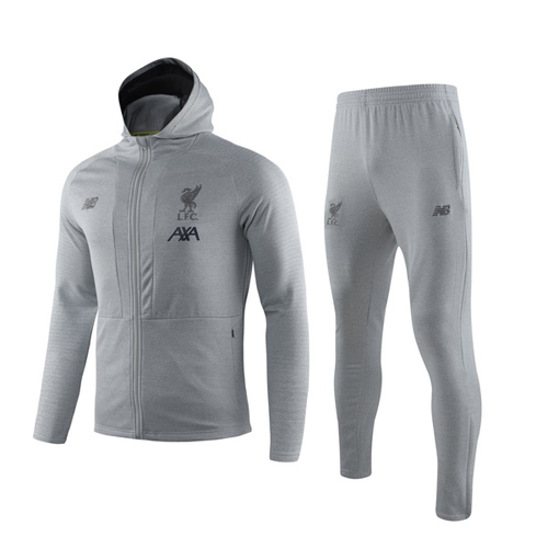 Liverpool Tracksuit 2019/20 Gray - vstockx