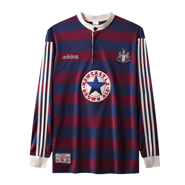 Vintage Soccer Jersey Newcastle United Away Long Sleeve 1995/96 - vstockx