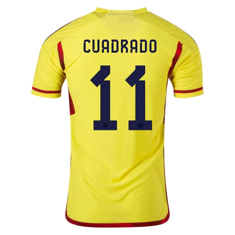 CUADRADO #11 Colombia Home Authentic Jersey 2022 - vstockx