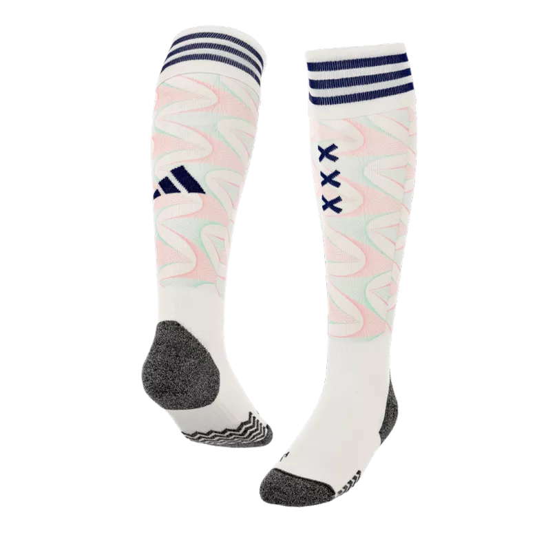 Ajax Away Soccer Socks Kids - vstockx