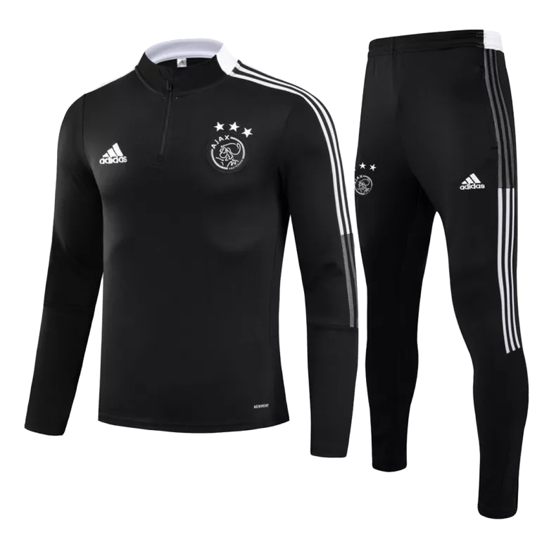 Ajax 1/4 Zip Tracksuit 2021/22 Black - vstockx