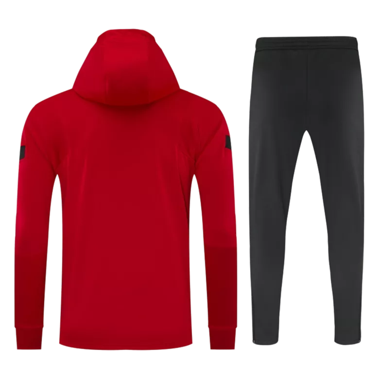 Atletico Madrid Hoodie Tracksuit 2021 Kids Red - vstockx