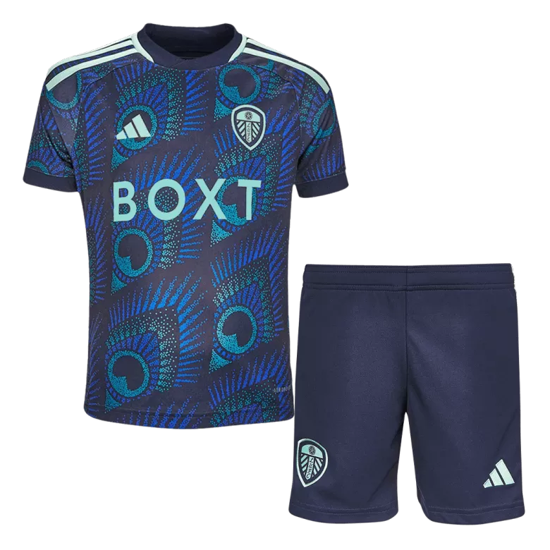 Leeds United Away Kids Soccer Jerseys Kit 2023/24 - vstockx