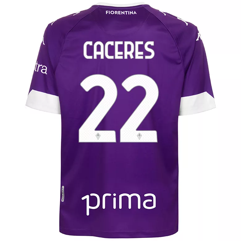 CACERES #22 Fiorentina Home Soccer Jersey 2020/21 - vstockx