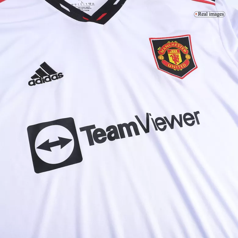 Manchester United Away Long Sleeve Soccer Jersey 2022/23 - vstockx