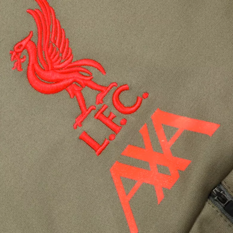 Liverpool Hoodie Tracksuit 2021/22 Red&Gray - vstockx