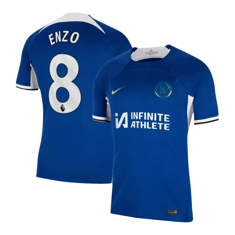 ENZO #8 Chelsea Home Soccer Jersey 2023/24 - vstockx