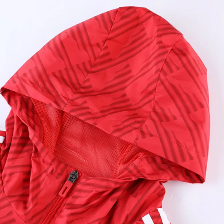 Manchester United Windbreaker Hoodie Jacket 22/23 - vstockx