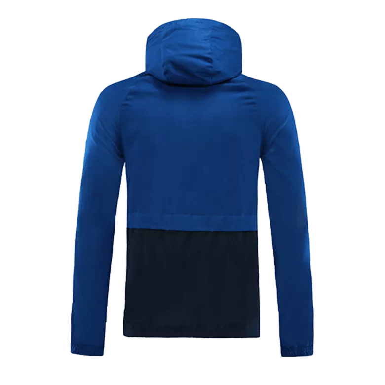 Juventus Hoodie Windbreaker Jacket 2020/21 - Navy&Blue - vstockx