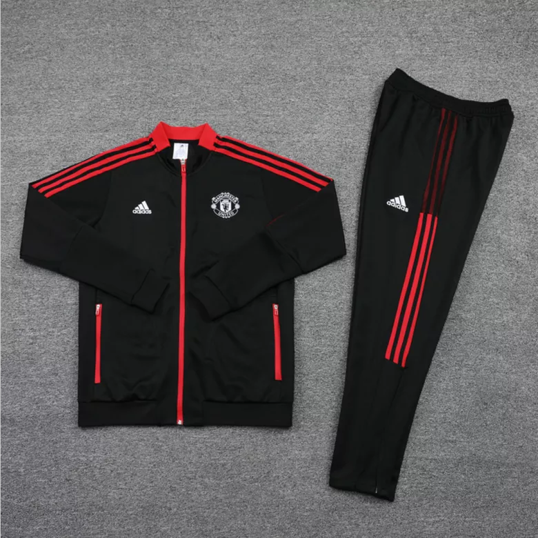 Manchester United Tracksuit 2021/22 Black - vstockx