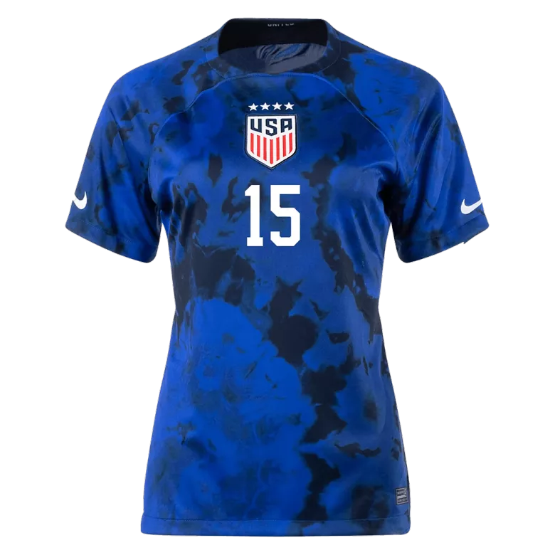 RAPINOE #15 USA Away Jersey World Cup 2022 Women - vstockx
