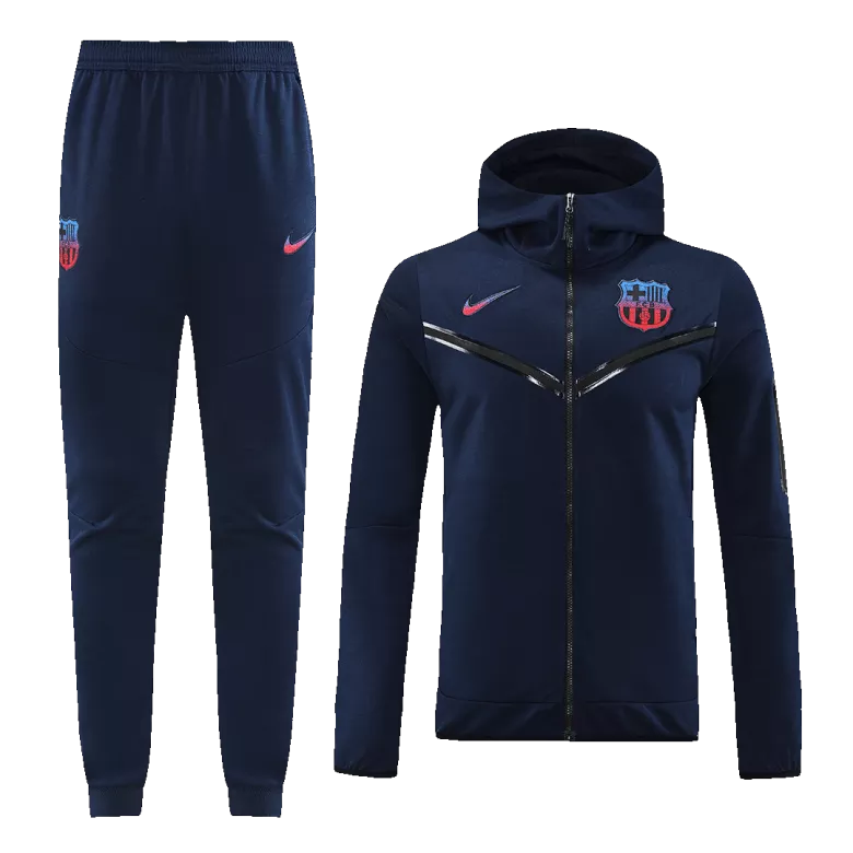 Barcelona Hoodie Tracksuit 2022/23 Navy - vstockx