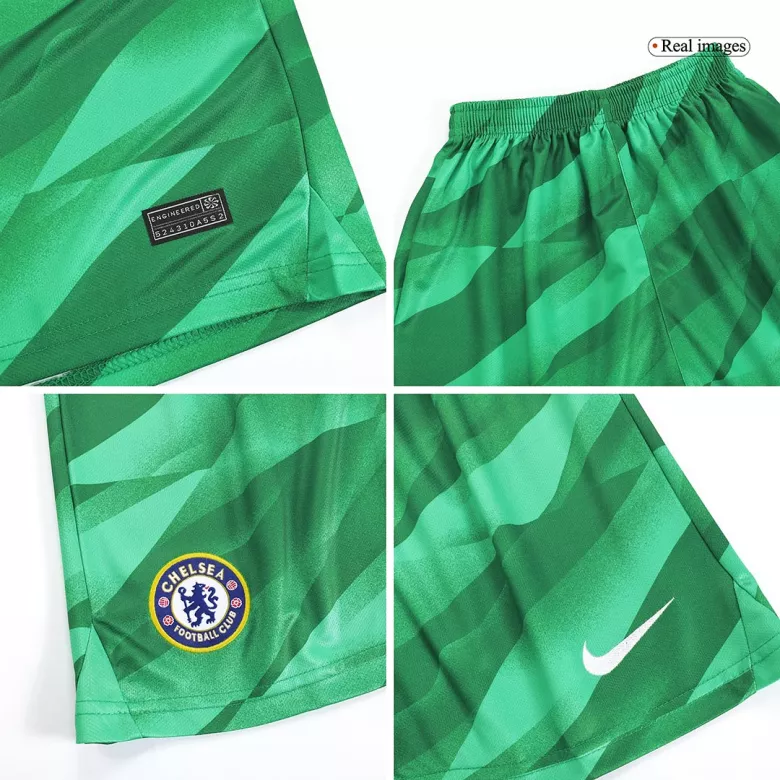 Chelsea Goalkeeper Kids Soccer Jerseys Kit 2023/24 - vstockx