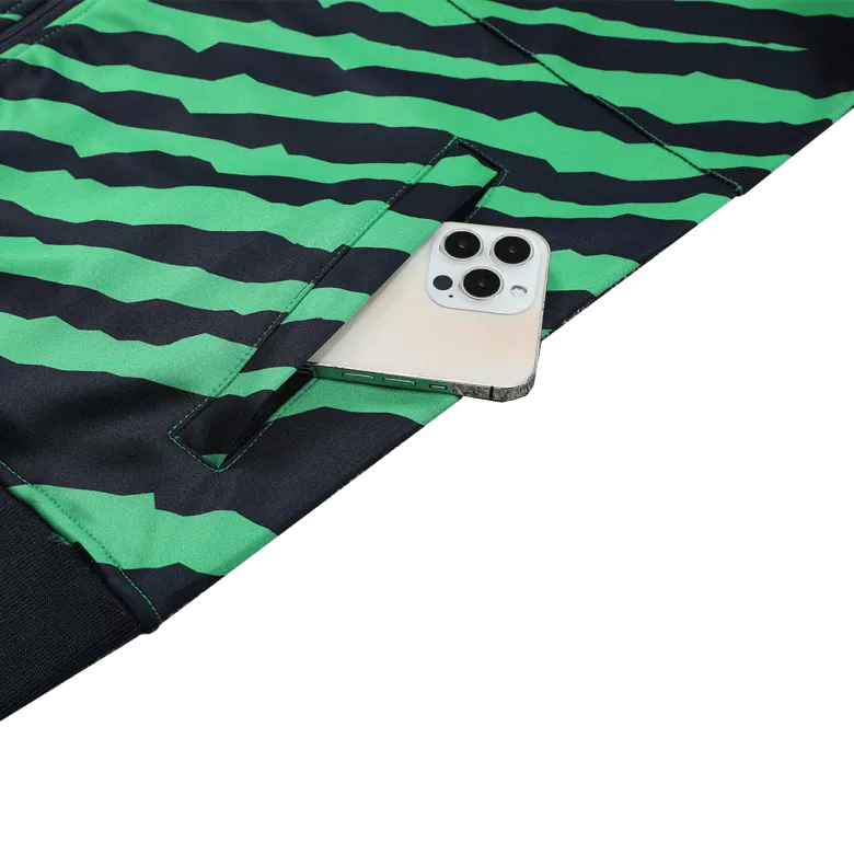 Brazil Jacket Tracksuit 2022 Green&Black - vstockx