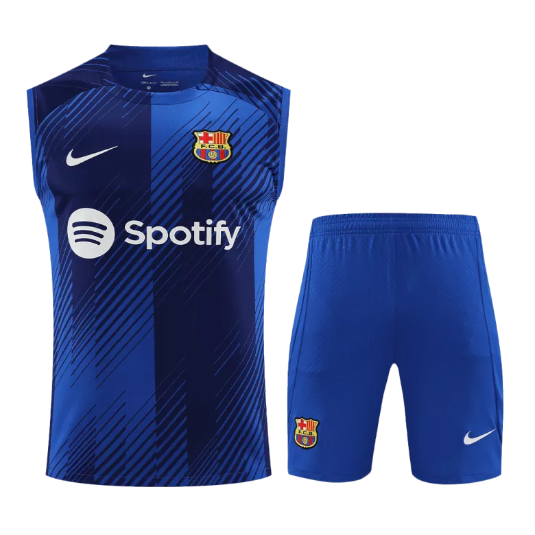 Barcelona Jerseys Sleeveless Training Kit 2023/24 - vstockx