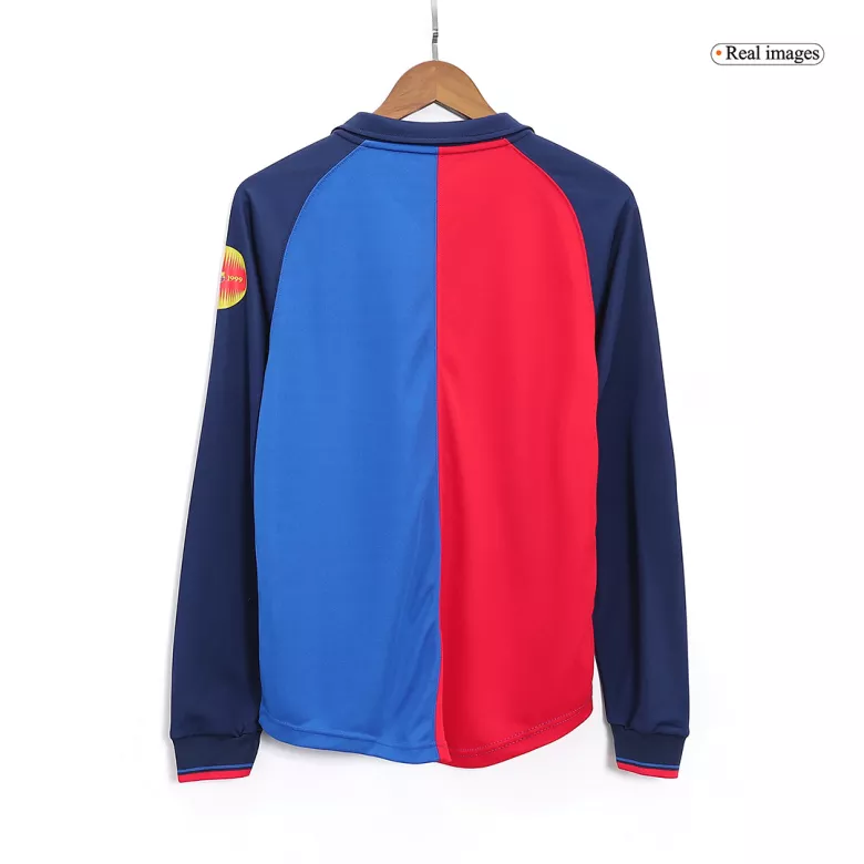 Vintage Soccer Jersey Barcelona Home Long Sleeve 1999/00 - vstockx