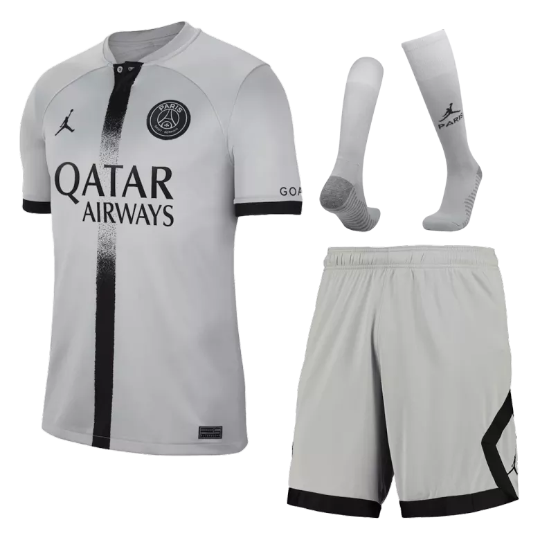PSG Away Full Kit 2022/23 By Jordan Kids - vstockx