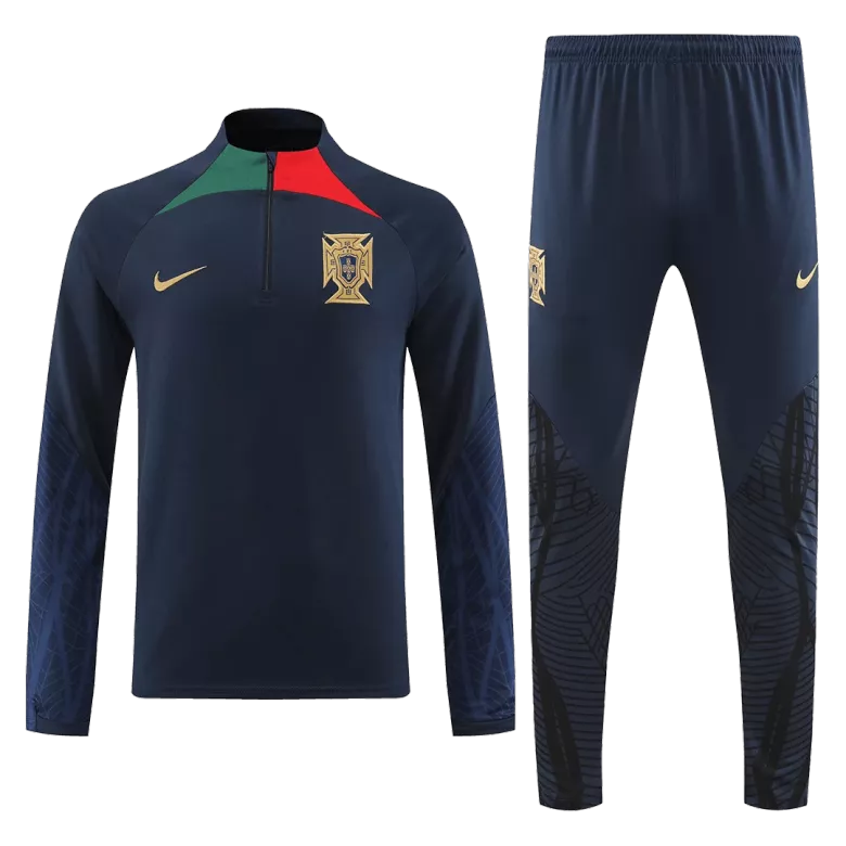 Portugal 1/4 Zip Tracksuit 2022 Black - vstockx