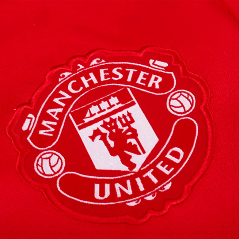 Manchester United 1/4 Zip Tracksuit 2021/22 Red - vstockx