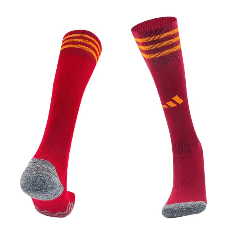 Roma Home Soccer Socks 2023/24 Kids - vstockx