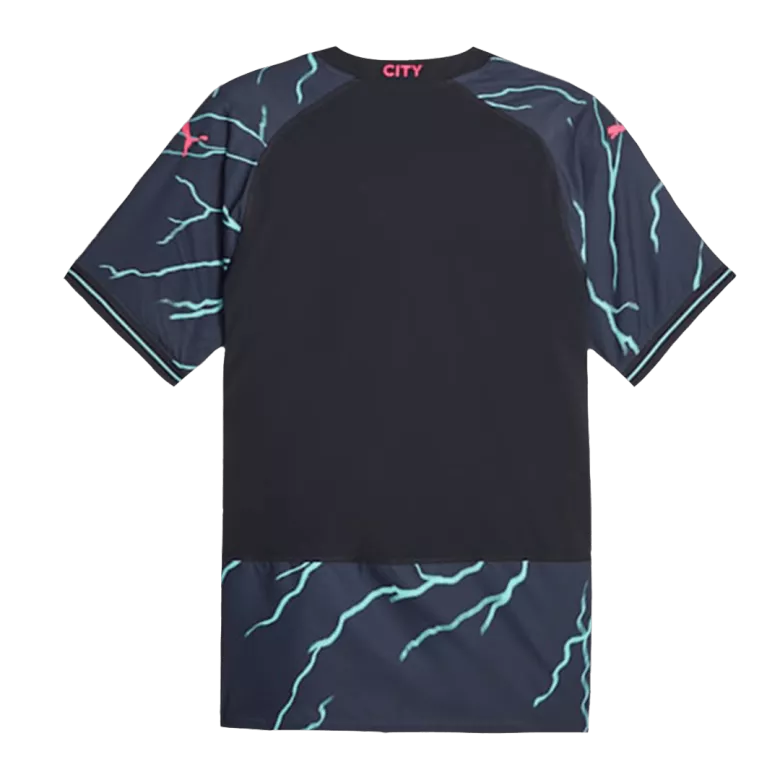 DE BRUYNE #17 Manchester City Third Away Authentic Soccer Jersey 2023/24 - vstockx