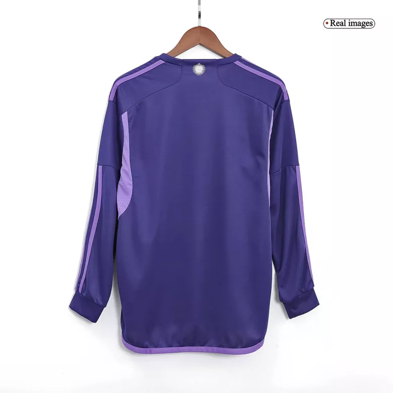 Argentina Away Long Sleeve Soccer Jersey 2022 - vstockx