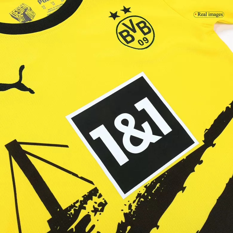 Borussia Dortmund Home Kids Jerseys Full Kit 2023/24 - vstockx