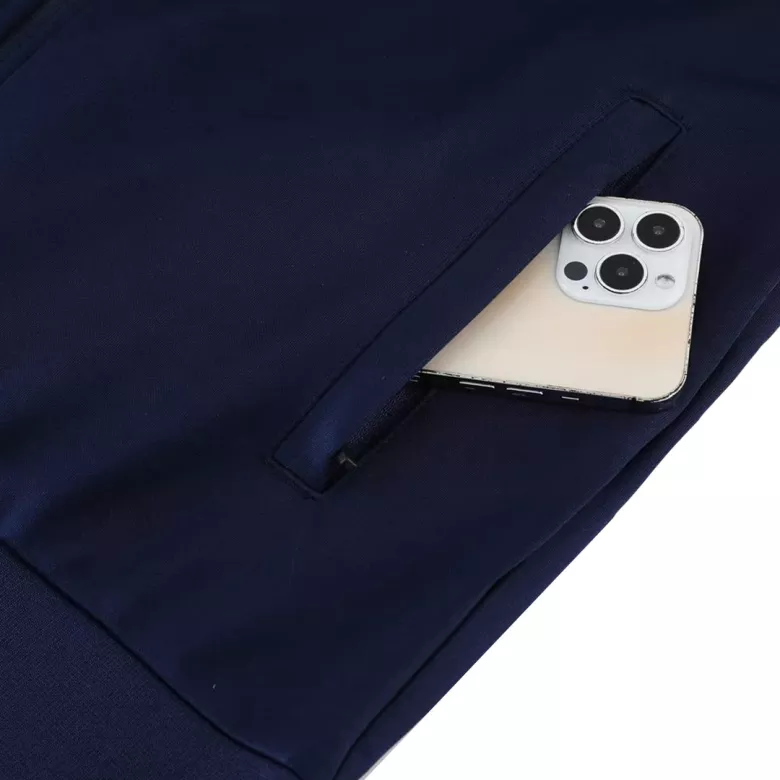 Real Madrid Jacket Tracksuit 2023/24 Navy - vstockx