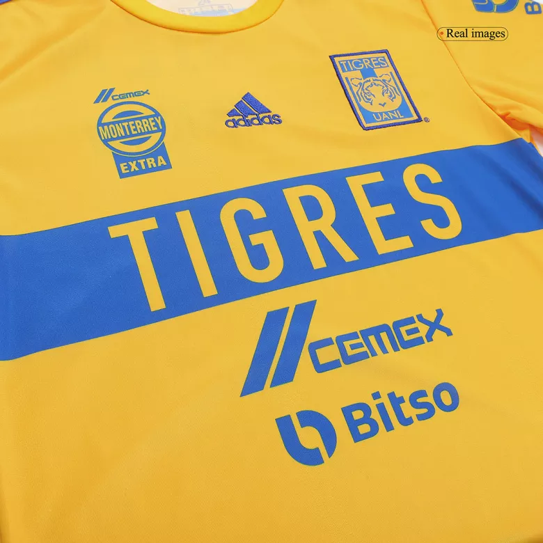 Tigres UANL Home Kids Soccer Jerseys Kit 2022/23 - vstockx