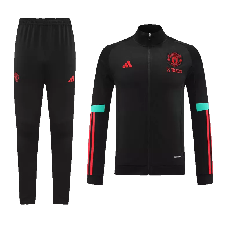Manchester United Tracksuit 2023/24 Black - vstockx