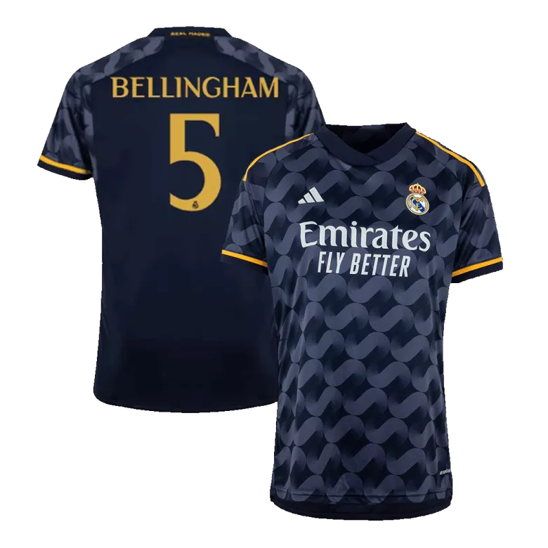 BELLINGHAM #5 Real Madrid Away Jersey 2023/24 - vstockx