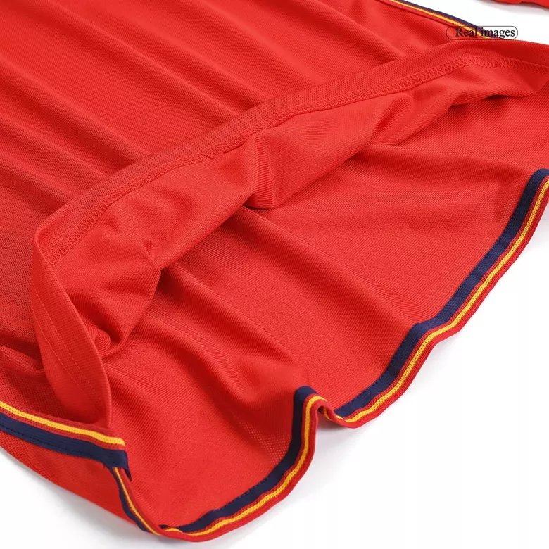 Spain Home Long Sleeve Soccer Jersey 2022 - vstockx