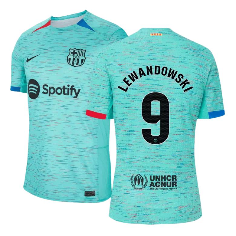 LEWANDOWSKI #9 Barcelona Third Away Soccer Jersey 2023/24 - vstockx