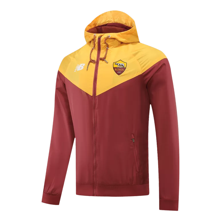 Roma Hoodie Windbreaker Jacket 2022/23 - Black&Red - vstockx