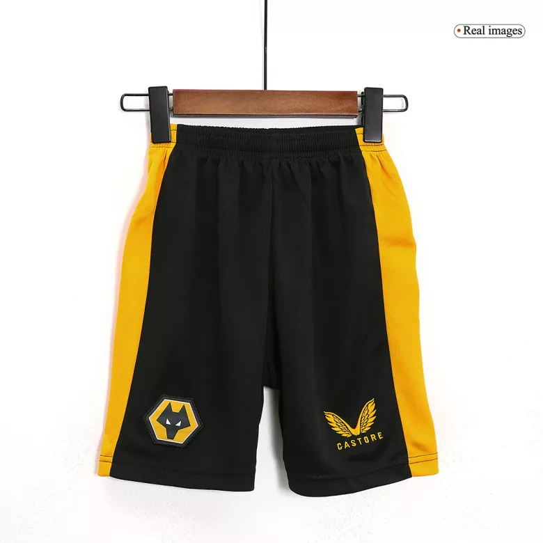 Wolverhampton Wanderers Home Kids Soccer Jerseys Kit 2023/24 - vstockx
