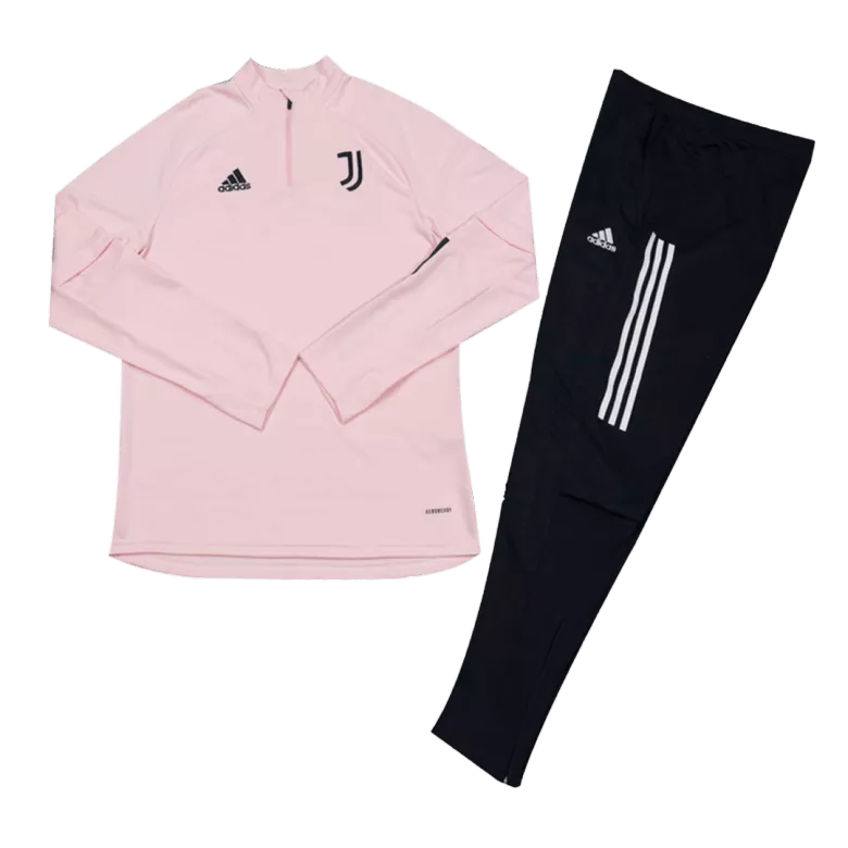 Juventus 1/4 Zip Tracksuit 2020/21 Pink - vstockx