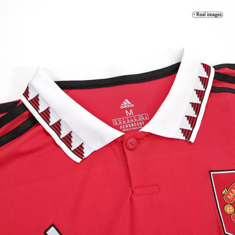 Manchester United Home Long Sleeve Soccer Jersey 2022/23 - vstockx