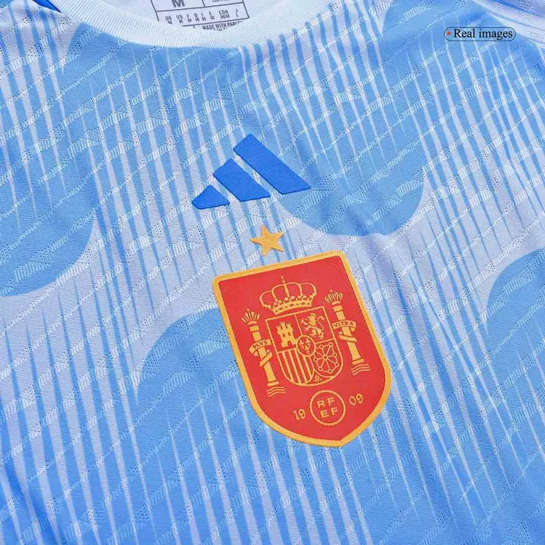 Authentic Spain Away Long Sleeve Soccer Jersey 2022 - vstockx