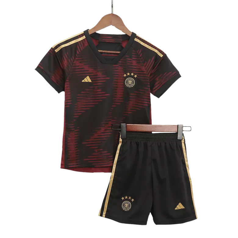 Germany Away World Cup Kids Jerseys Kit 2022 - vstockx