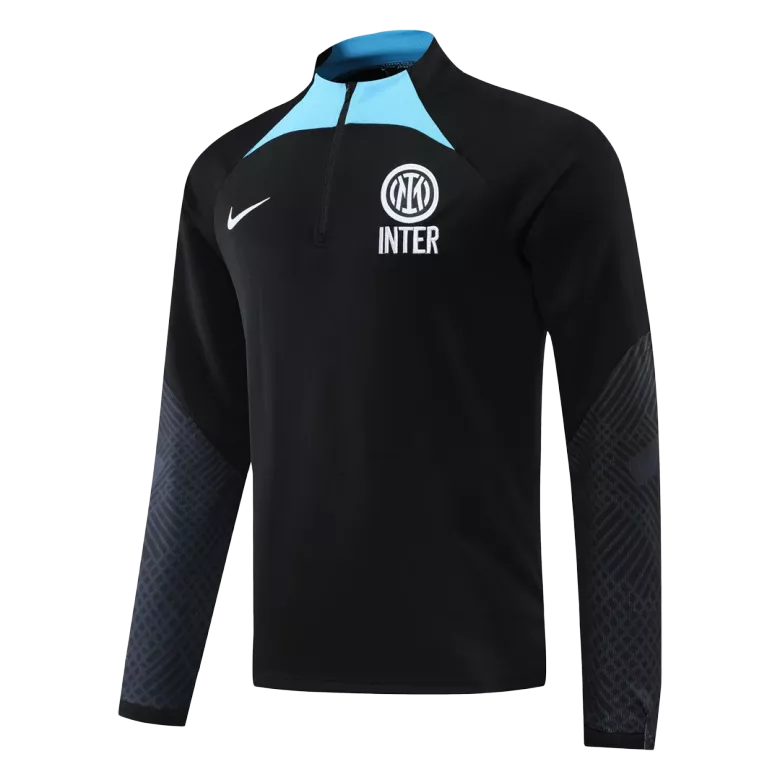 Inter Milan 1/4 Zip Tracksuit 2022/23 Black - vstockx