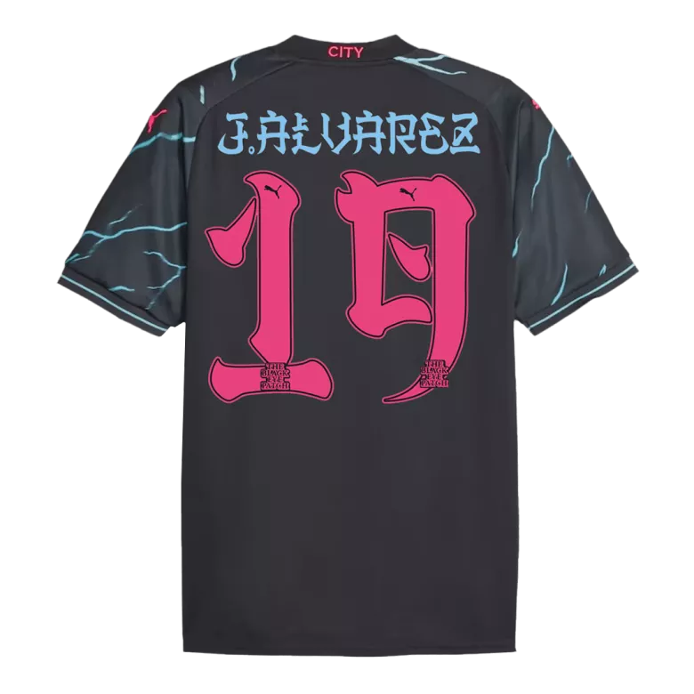 J.ALVAREZ #19 Manchester City Japanese Tour Printing Third Away Jersey 2023/24 - vstockx