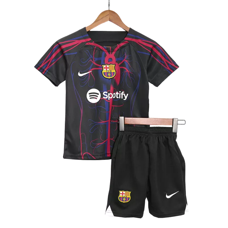 Barcelona x Patta  Kids Soccer Jerseys Kit 2023/24 - vstockx