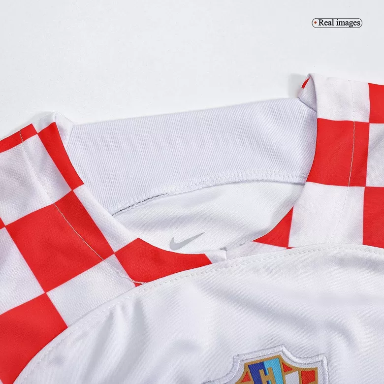 Croatia Home World Cup Kids Jerseys Kit 2022 - vstockx