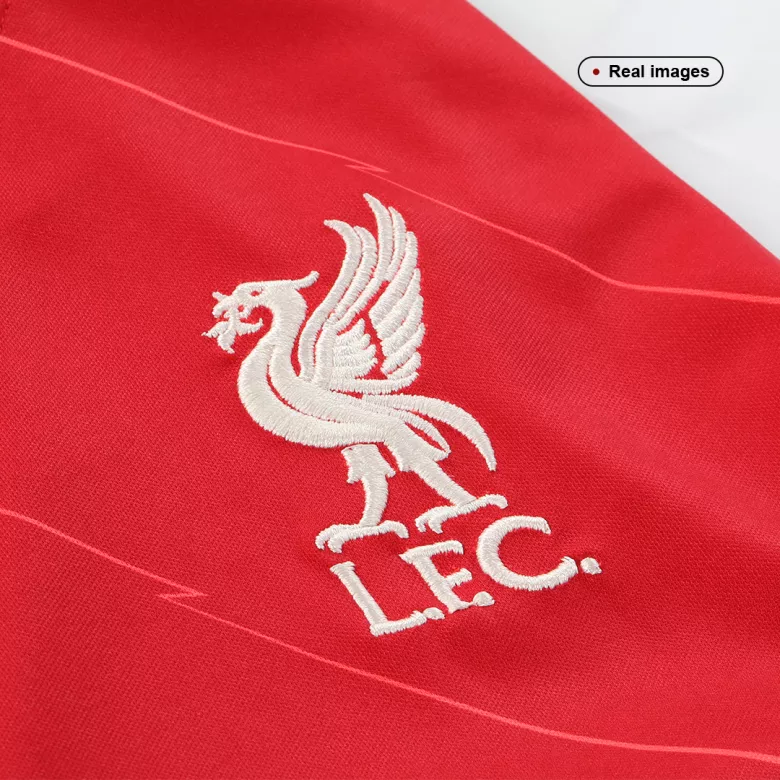 Liverpool Home Long Sleeve Soccer Jersey 2021/22 - vstockx