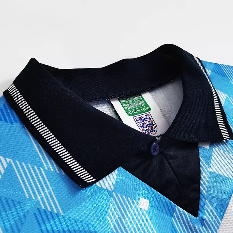 Retro England Tricolor Jersey 1990 - vstockx